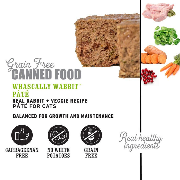 I and Love and You Grain Free Whascally Rabbit Pate Recipe Canned Cat Food - 10818336010207