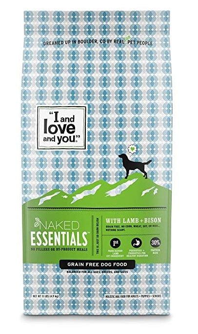 I and Love and You Naked Essentials Grain Free Lamb & Bison Dry Dog Food - 818336011825