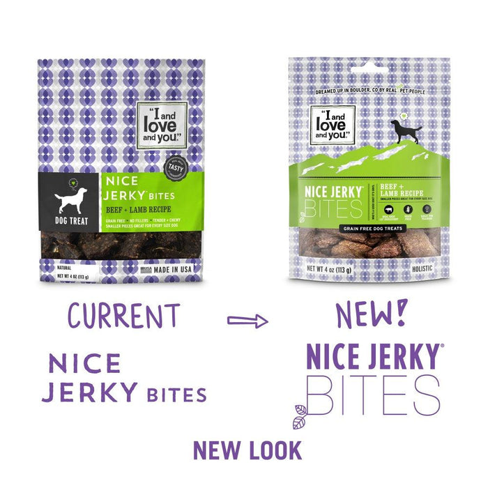 I And Love And You Nice Jerky Grain Free Beef & Lamb Dog Treats - 818336012051