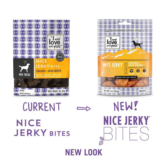 I And Love And You Nice Jerky Grain Free Chicken & Duck Dog Treats - 818336012068