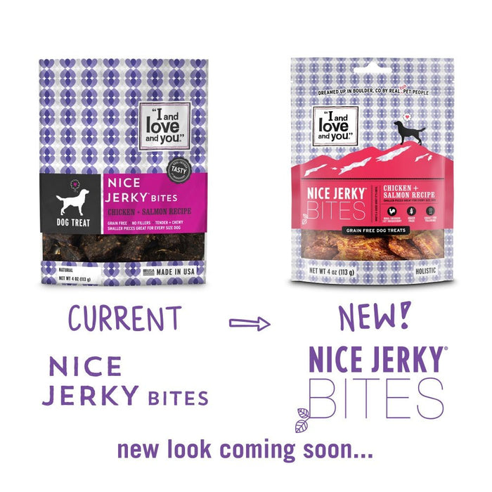 I And Love And You Nice Jerky Grain Free Chicken & Salmon Dog Treats - 818336012075