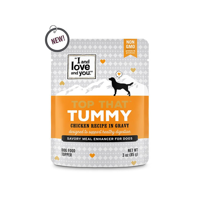 I and Love and You Top That Tummy Chicken Recipe in Gravy Meal Enhancer for Dogs - 10818336012850