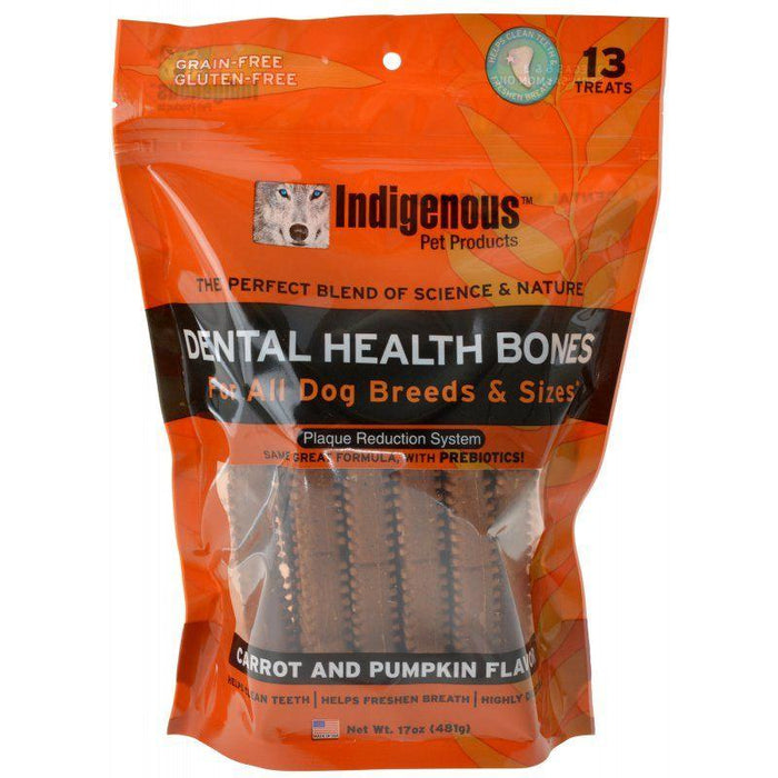 Indigenous Dental Health Bones - Carrot & Pumpkin Flavor - 727711017218