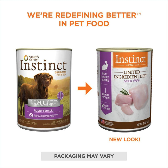 Instinct Grain Free LID Rabbit Canned Dog Food - 769949507512