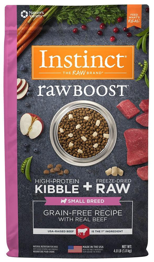 Instinct Grain Free Raw Boost Small Breed Recipe with Real Beef Dry Dog Food - 769949658306