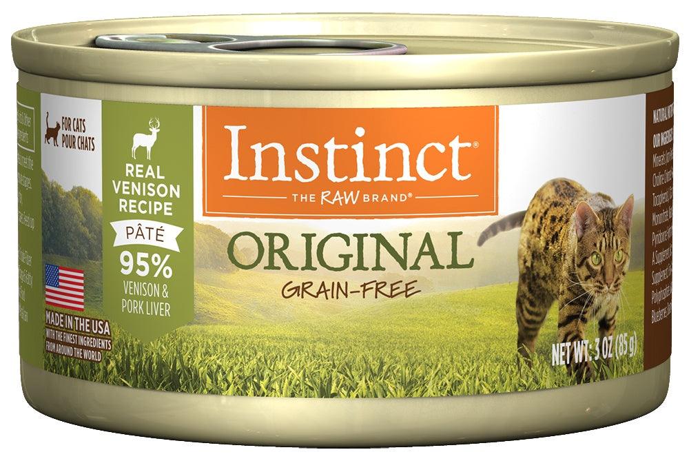 Instinct Grain-Free Venison Formula Canned Cat Food - 769949507567