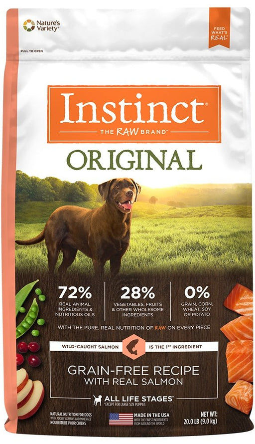 Instinct Original Grain Free Recipe with Real Salmon Natural Dry Dog Food - 769949658160