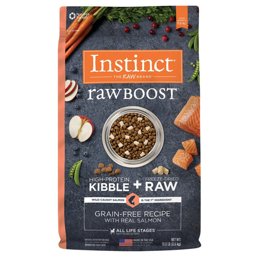 Instinct Raw Boost Grain Free Real Salmon Recipe Dog Food - 769949656302