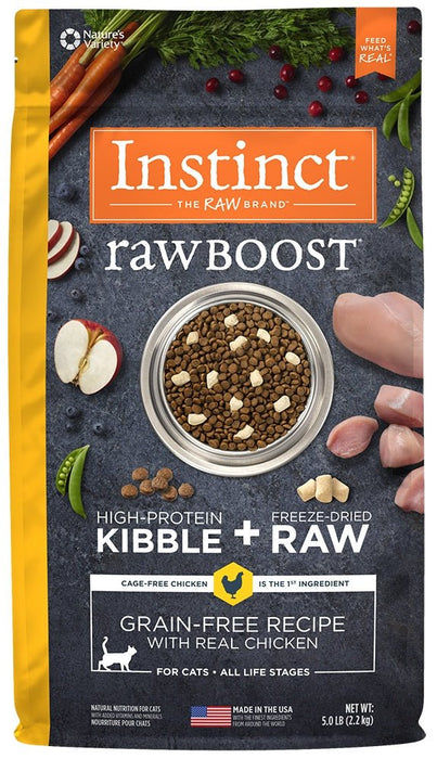 Instinct Raw Boost Grain Free Recipe with Real Chicken Natural Dry Cat Food - 769949658634