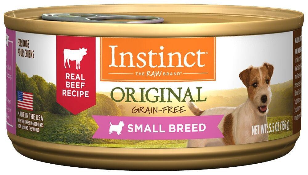 Instinct Small Breed Grain Free Real Beef Recipe Natural Canned Dog Food - 769949710264