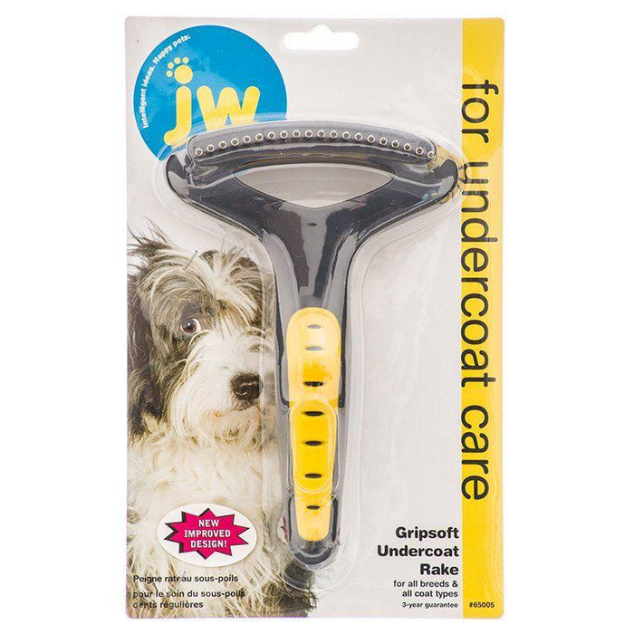 JW Gripsoft Regular Tooth Undercoat Rake - 618940650058