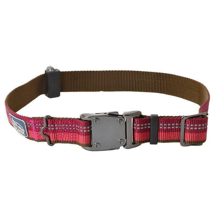 K9 Explorer Berry Red Reflective Adjustable Dog Collar - 076484369209