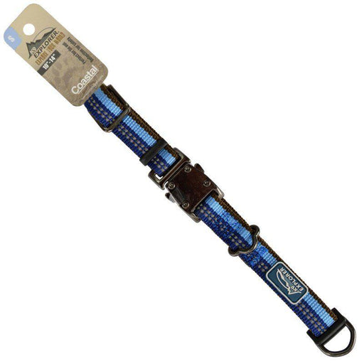 K9 Explorer Sapphire Reflective Adjustable Dog Collar - 076484364358