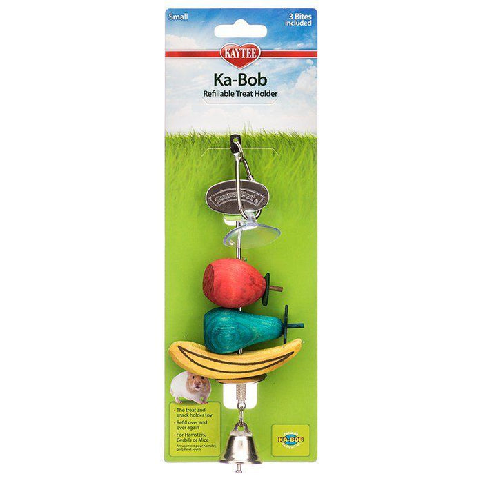 Kaytee Kabob & Suction Cup Refillable Treat Holder - 045125611304