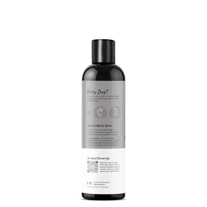 kin+kind Charcoal Deep Clean Natural Patchouli Shampoo for Dogs - 854362006503