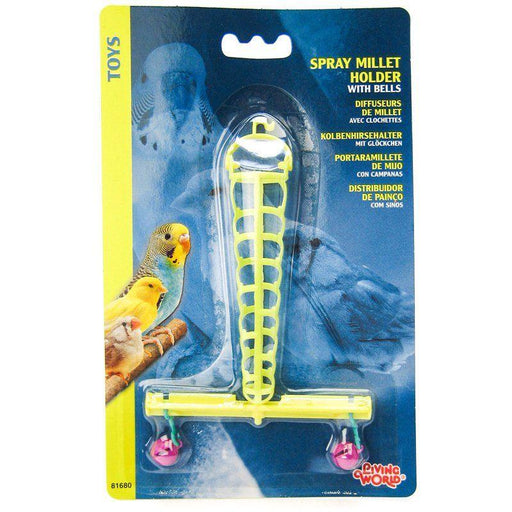 Living World Spray Millet Holder with Bells - 080605816800