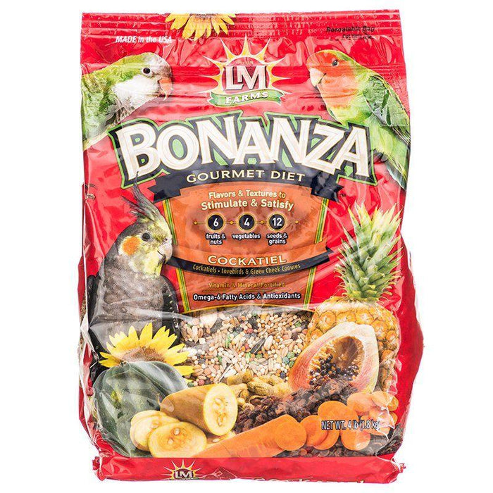 LM Animal Farms Bonanza Cockatiel Gourmet Diet - 022053022938