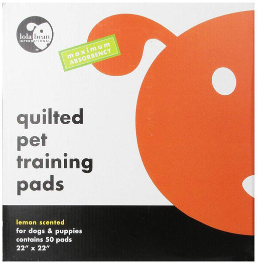 Lola Bean Quilted Pet Training Pads - Lemon Scent - 855965002022