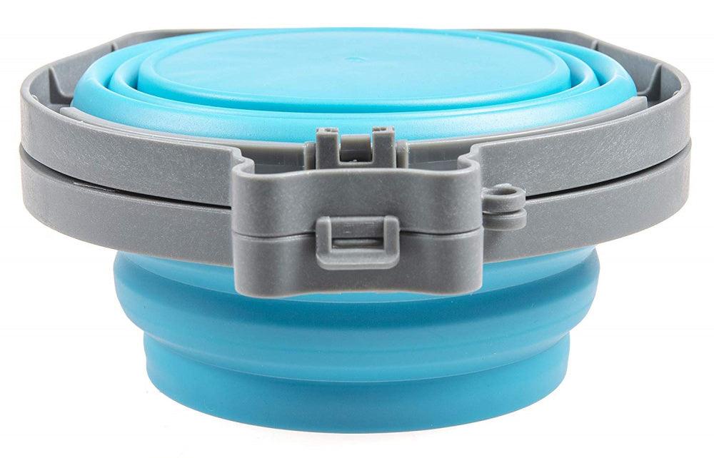 Loving Pets Blue Bella Roma Travel Double Diner Bowl - 842982079915