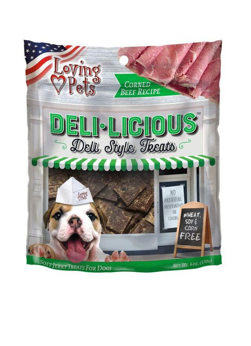 Loving Pets Deli-licious Corned Beef Recipe Dog Treats - 842982080812