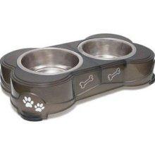 Loving Pets Dolce Diner Dish-Espresso - 842982075528