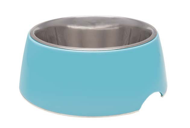 Loving Pets Electric Blue Retro Bowl - 842982071353