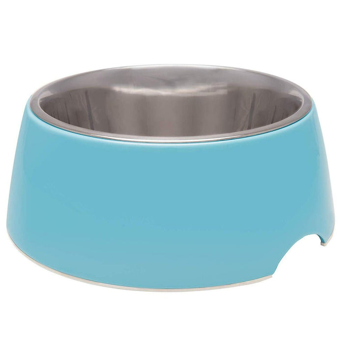 Loving Pets Electric Blue Retro Bowl - 842982071353