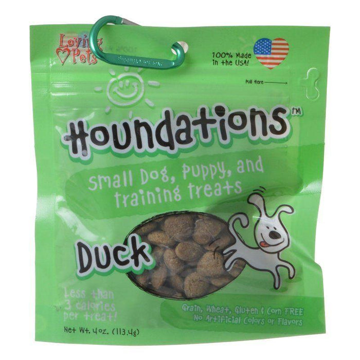 Loving Pets Houndations Training Treats - Duck - 842982081536