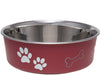 Loving Pets Merlot Bella Bowl - 842982074125