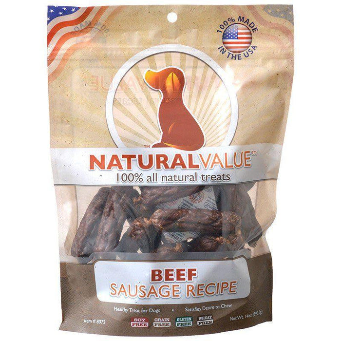 Loving Pets Natural Value Beef Sausages - 842982080720