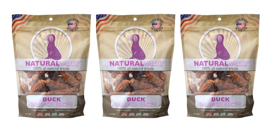 Loving Pets Natural Value Duck Sausages - 00968863142209