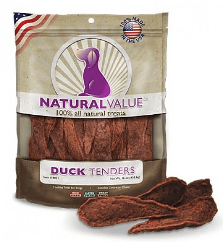 Loving Pets Natural Value Duck Tenders Dog Treats - 842982080515