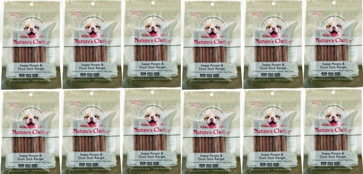 Loving Pets Nature's Choice Sweet Potato & Duck Meat Sticks -