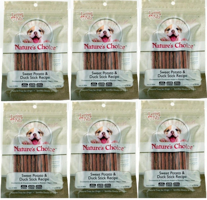 Loving Pets Nature's Choice Sweet Potato & Duck Meat Sticks -