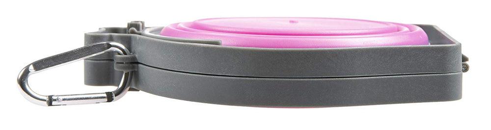 Loving Pets Pink Bella Roma Travel Double Diner Bowl - 842982079885