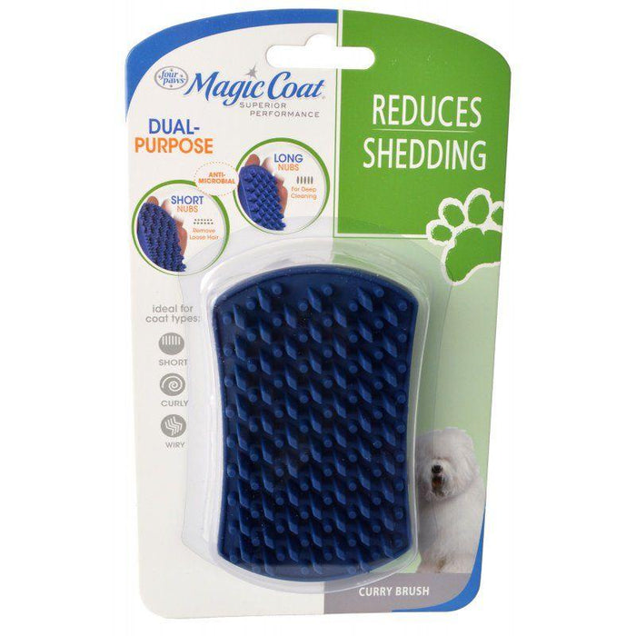 Magic Coat Dual Purpose Curry Brush - 045663973117