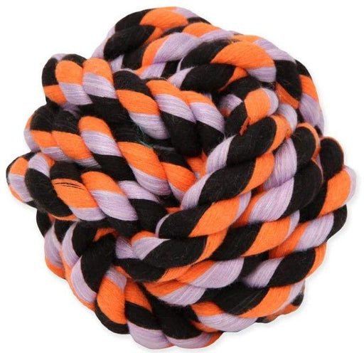 Mammoth Cottonblend Monkey Fist Ball Flossy Dog Toy 3.75" Small - 746772200865