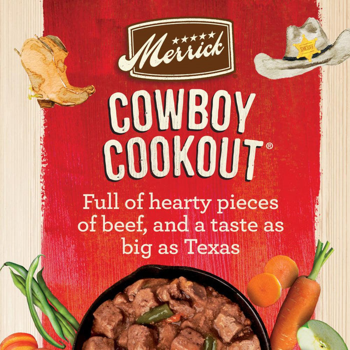 Merrick Grain Free Cowboy Cookout Canned Dog Food - 022808101994