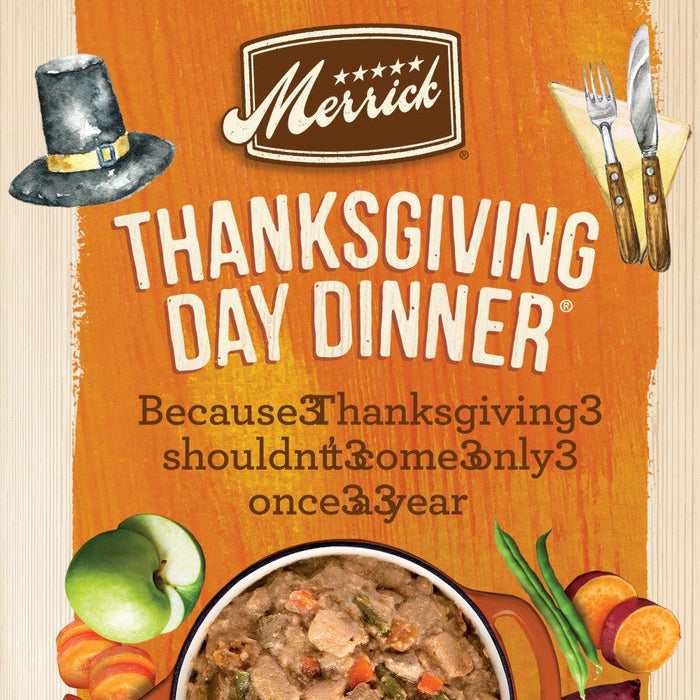 Merrick Grain Free Thanksgiving Day Dinner Canned Dog Food - 022808106685