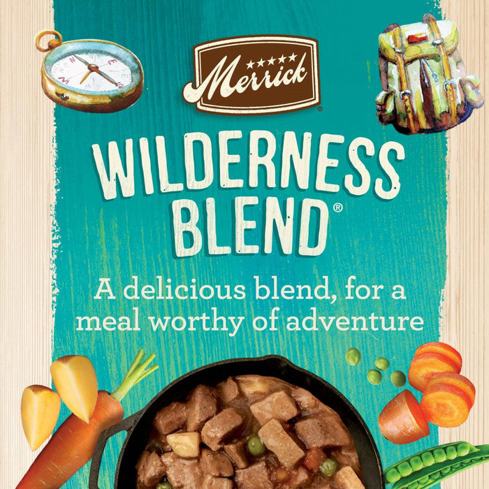 Merrick Grain Free Wilderness Blend Canned Dog Food - 022808102861