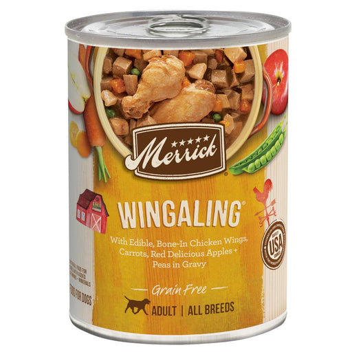 Merrick Grain Free Wingaling Canned Dog Food - 022808102878