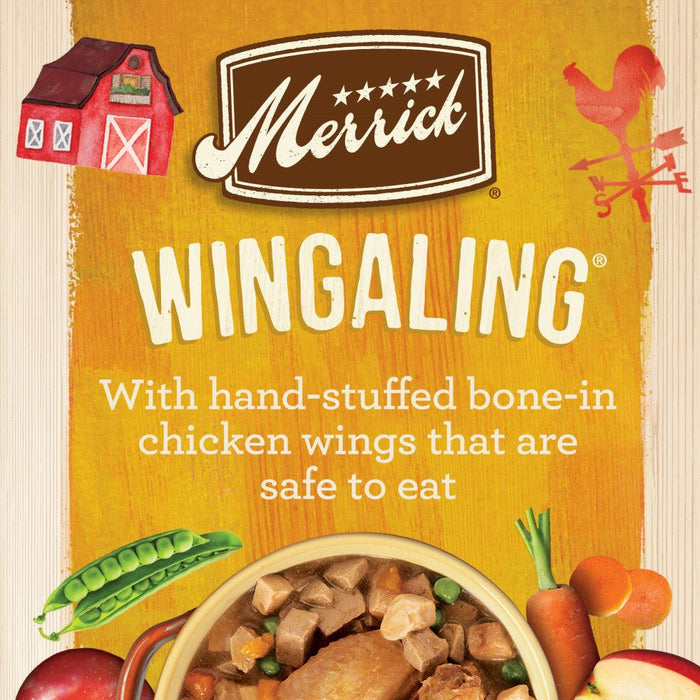 Merrick Grain Free Wingaling Canned Dog Food - 022808102878