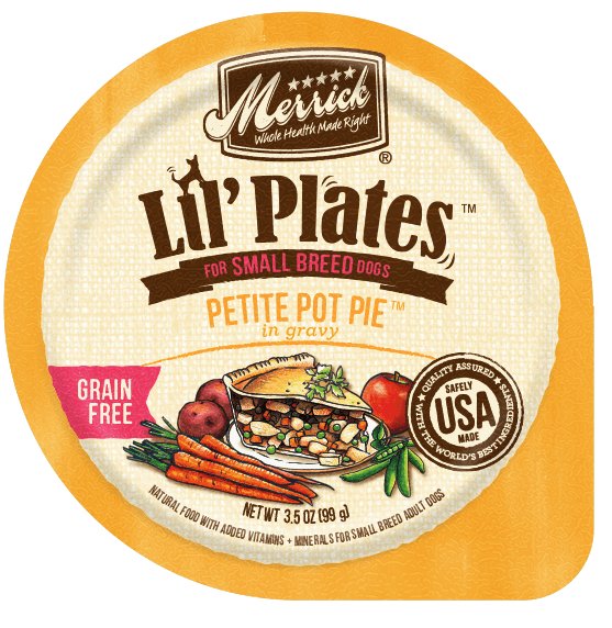 Merrick Lil' Plates Adult Small Breed Grain Free Petite Pot Pie Canned Dog Food - 022808261223