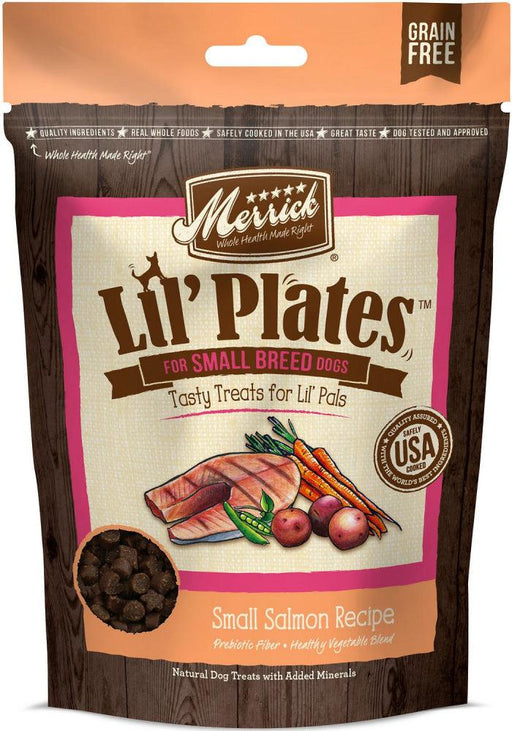 Merrick Lil' Plates Grain Free Small Salmon Dog Treats - 022808260530