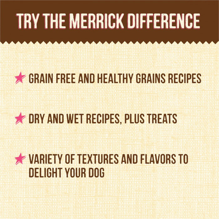 Merrick Lil Plates Small Breed Dog Food Grain Free Real Salmon & Sweet Potato Recipe Small Dog Food - 022808260028