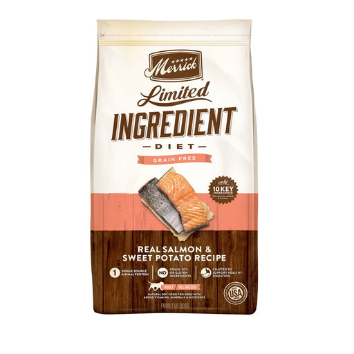 Merrick Limited Ingredient Diet Grain Free Real Salmon & Sweet Potato Recipe Dry Dog Food - 022808390725