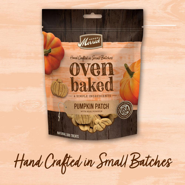 Merrick Oven Baked Pumpkin Patch Dog Treats - 022808763079