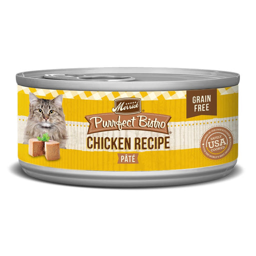 Merrick Purrfect Bistro Chicken Pate Grain Free Canned Cat Food - 022808382546