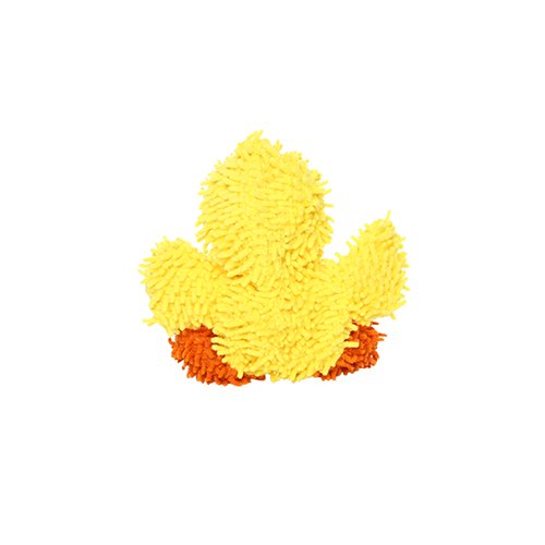 Mighty Junior Microfiber Ball Duck Dog Toy - 180181909924