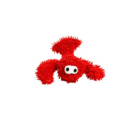 Mighty Junior Microfiber Ball Lobster Dog Toy - 180181908828